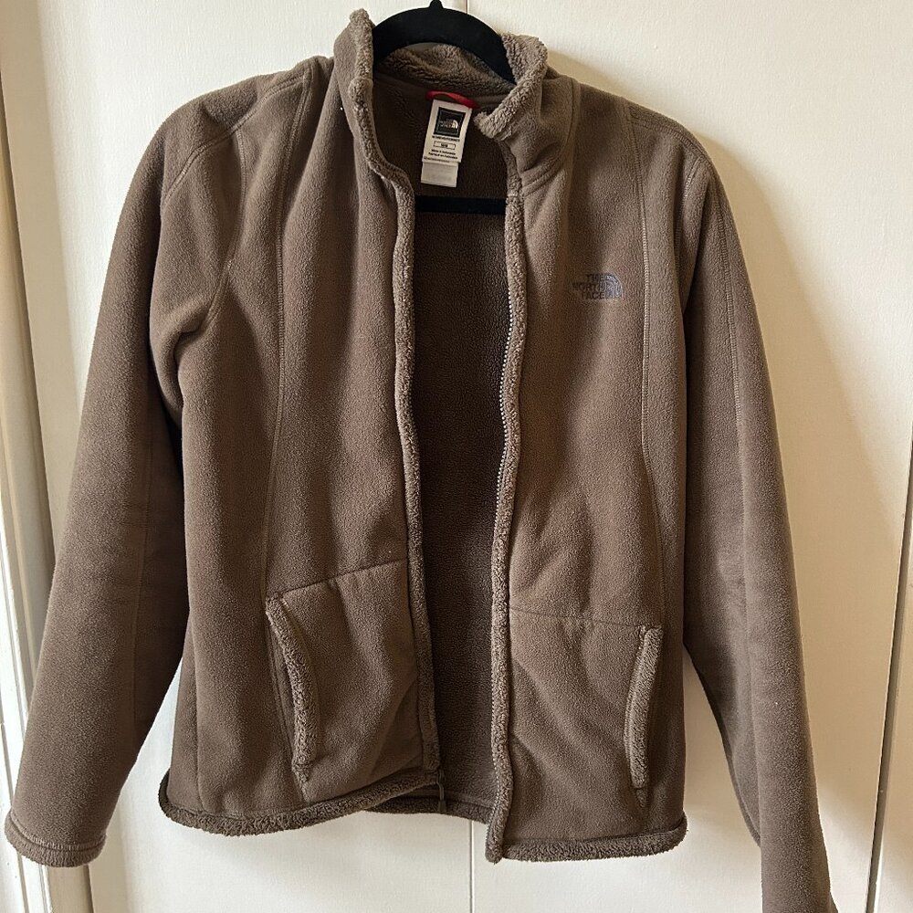 Fuzzy North Face Women's Zip-Up